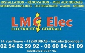 LMC Elec Binas, , Installation électrique, Installation domotique, Alarme anti-intrusion, Chauffage électrique, Interphone et portier vidéo, Motorisation porte et portail