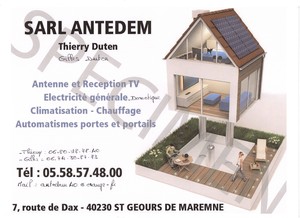 ANTEDEM Sarl Saint-Geours-de-Maremne, , Installation électrique