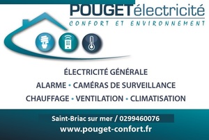 EURL POUGET Saint-Briac-sur-Mer, , Installation électrique, Installation domotique, Chauffage électrique, Interphone et portier vidéo, Ventilation (vmc)