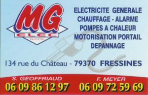 mgelec Fressines, , Installation électrique, Installation domotique, Alarme anti-intrusion, Chauffage électrique, Interphone et portier vidéo, Motorisation porte et portail, Plafond rayonnant, Plancher chauffant, Borne de recharge, Ventilation (vmc)