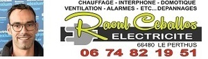 SAS Raoul Ceballos Le Perthus, , Installation électrique, Installation domotique, Alarme anti-intrusion, Chauffage électrique, Interphone et portier vidéo, Motorisation porte et portail, Ventilation (vmc)