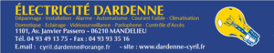 ELECTRICITE CYRIL DARDENNE Mandelieu-la-Napoule, , Installation électrique, Installation domotique, Alarme anti-intrusion, Chauffage électrique, Interphone et portier vidéo, Motorisation porte et portail, Plancher chauffant, Ventilation (vmc)