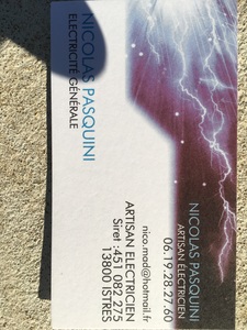 PASQUINI  Istres, , Installation électrique, Chauffage électrique