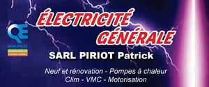SARL PIRIOT PATRICK Luzy, , Installation électrique, Alarme anti-intrusion, Chauffage électrique, Interphone et portier vidéo, Motorisation porte et portail, Plafond rayonnant, Plancher chauffant, Eau chaude sanitaire, Ventilation (vmc), Sécurité incendie