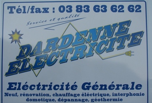 DARDENNE ELECTRICITE Toul, , Installation électrique, Chauffage électrique, Interphone et portier vidéo, Plancher chauffant, Ventilation (vmc)