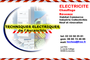 TECHNIQUES ELECTRIQUES DE L'AVRANCHIN Avranches, 