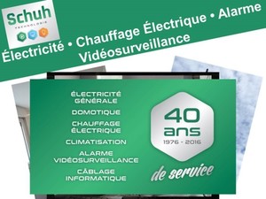 SARL  SCHUH  MICHEL  et  FILS Bischheim, , Installation électrique